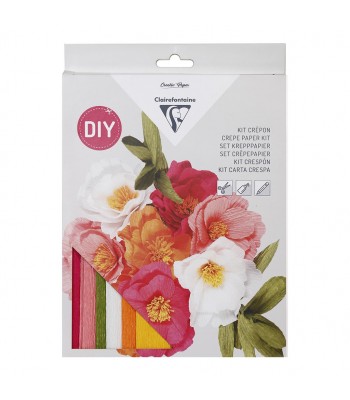 Clairefontaine Crepe Paper Kit Bunch of Flowers